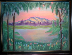 The Garden of Eden live in chalk
