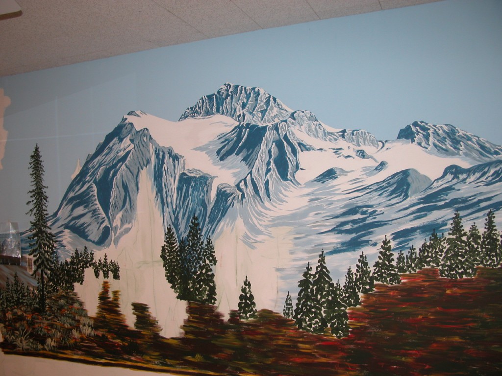 Jim's office mural